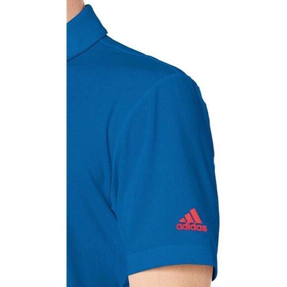 Adidas Golf Ultimate 2.0 Solid Short Sleeve Polo Shirt Mens Size XL Dark Marina - Picture 4 of 7